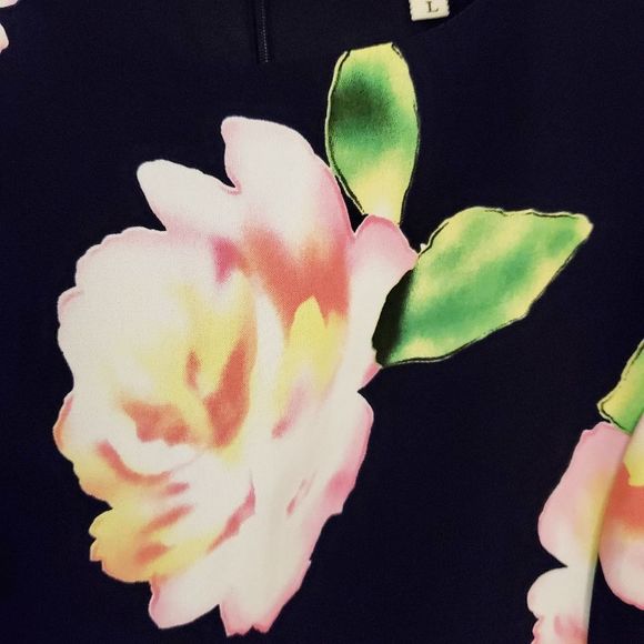 MONTEAU SHORT ROMPER FLORAL SIZE L - Picture 4 of 5